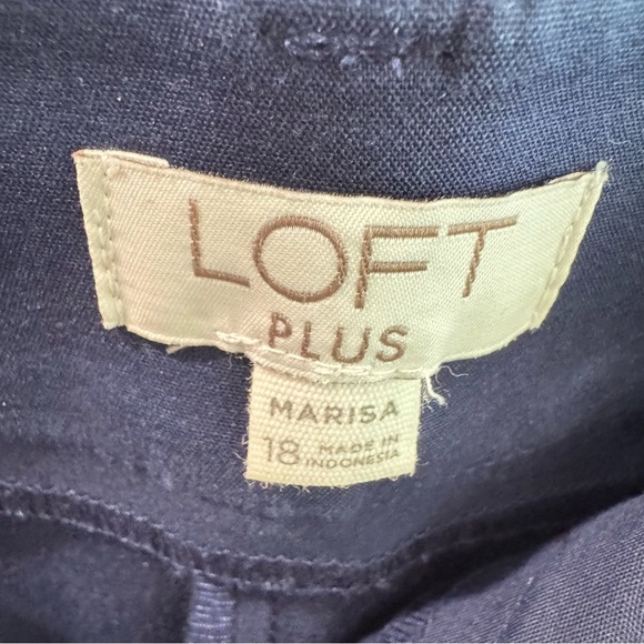 Loft Plus Marisa The Riviera Pant in Navy Size 18 - Picture 4 of 6